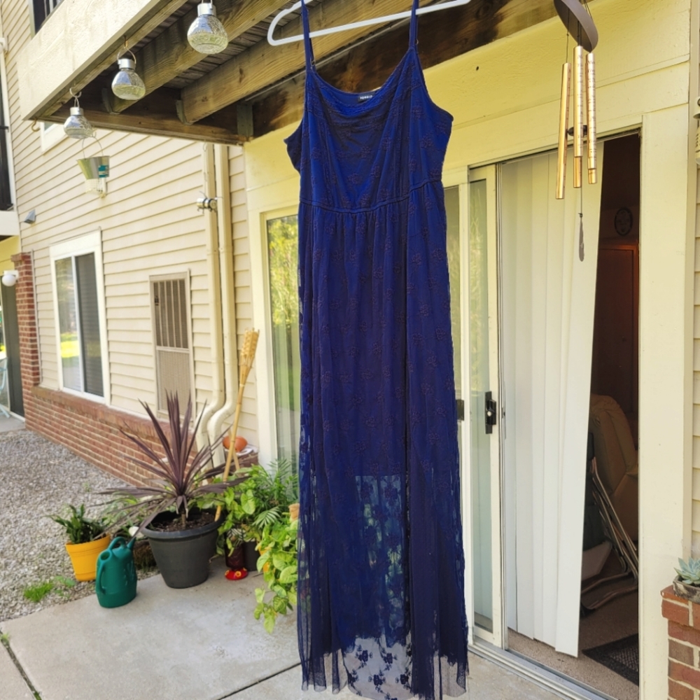 Torrid Maxi Dress Navy Plus Size